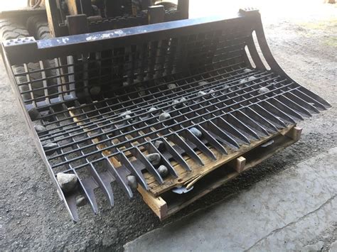 skid steer rock bucket for sale near me|used skid steer rock bucket.